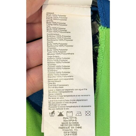 Nintendo Super Mario Brothers Boys Luigi Deluxe Kid's Halloween Costume Small - Picture 6 of 15